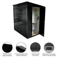 Metal Shed 6x4ft Outdoor