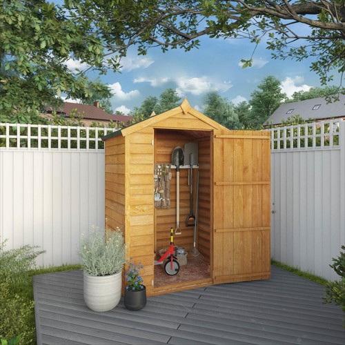 3x4 wooden overlap - overlap, shed