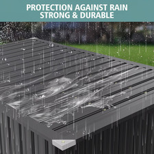 Heavy-Duty Patio Storage Shed