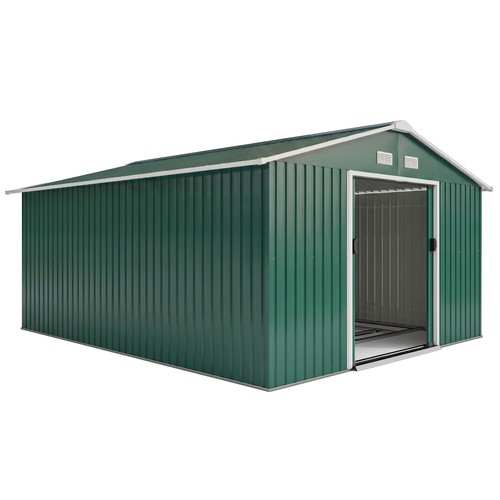 Outsunny 11ft garden shed - x,