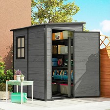 Plastic Garden Shed, Lockable