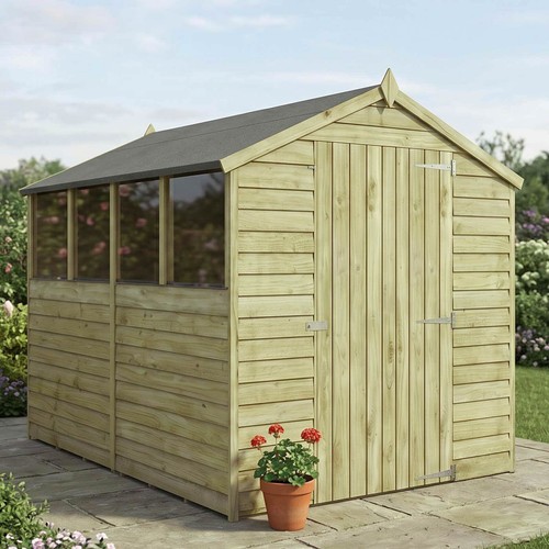 8x6 wooden garden shed apex - 8x6,