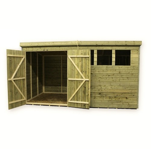 Empire 4500 pent garden shed - pent,