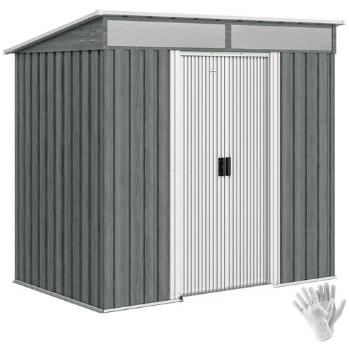 Outsunny 5x4ft garden - garden, shed