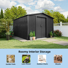 Metal Garden Shed 6X4, 6X8