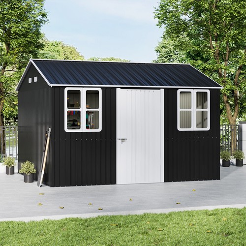 12ft 10ft galvanised garden - x,
