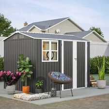 Garden Shed 8x6FT Steel Apex