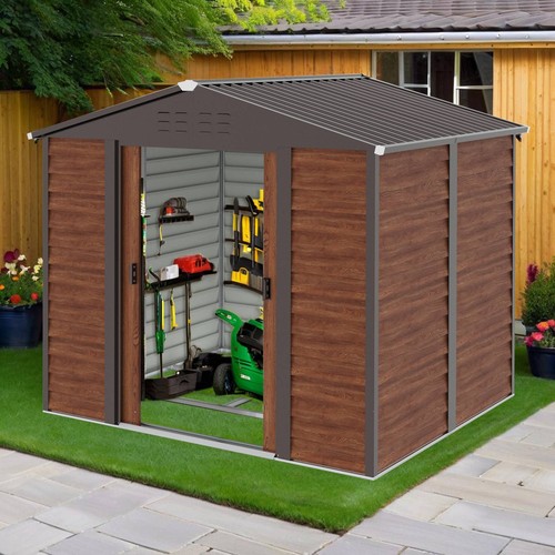 8x6ft galvanized metal - 8x6ft, garden