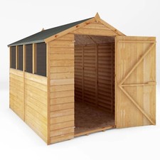 8x6 WOODEN GARDEN SHED APEX