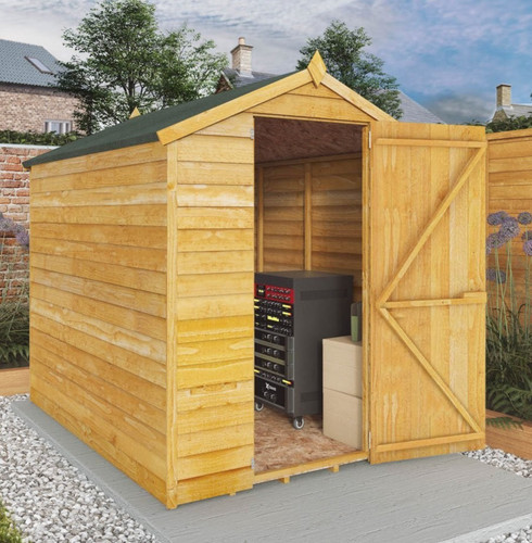 7x5 wooden garden shed single - wooden,